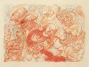 James Ensor The Holy Family oil on canvas